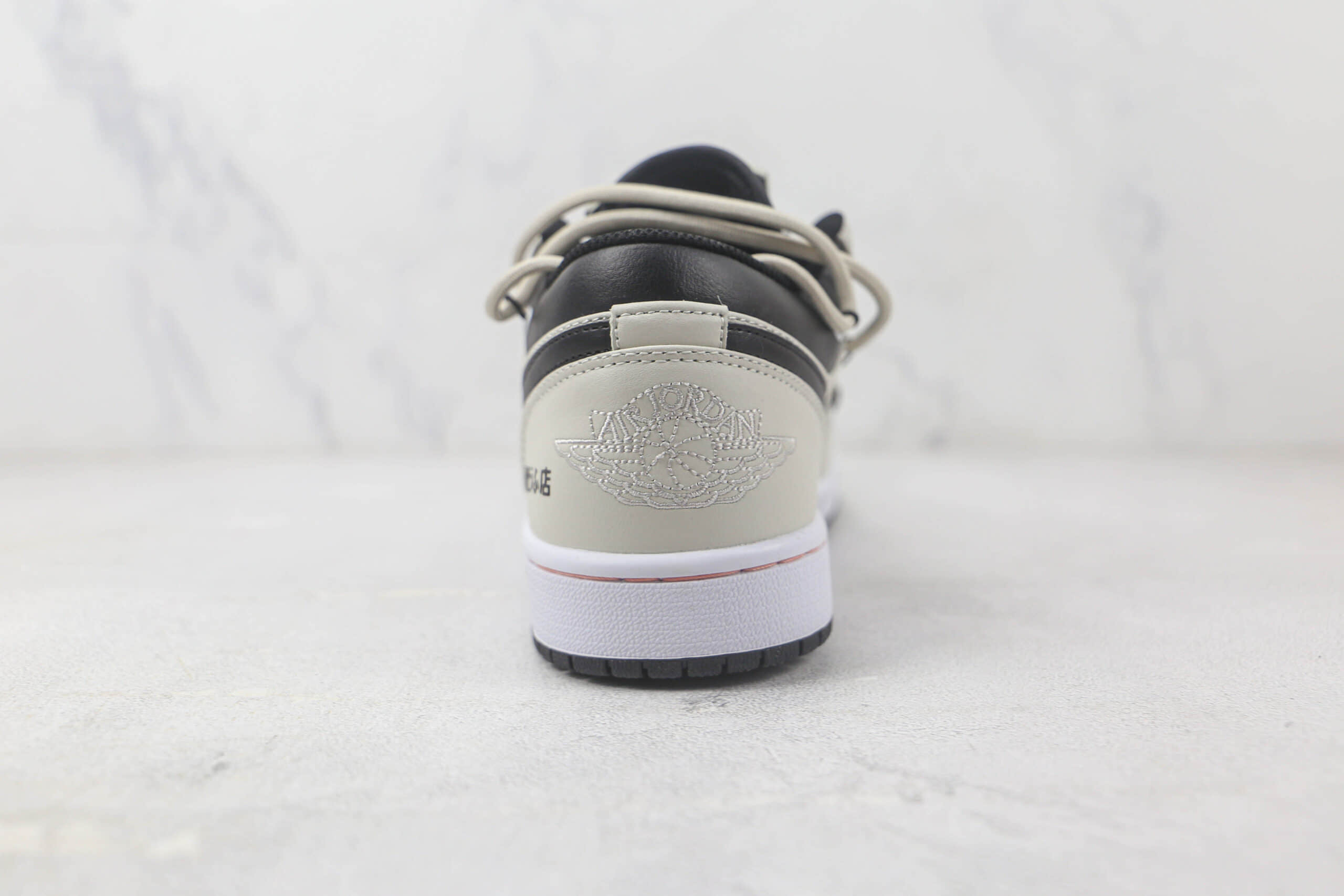 乔丹Air Jordan 1 Low纯原版本低帮AJ1解构抽绳板鞋 莆田天花板AJ1 货号:553558-062