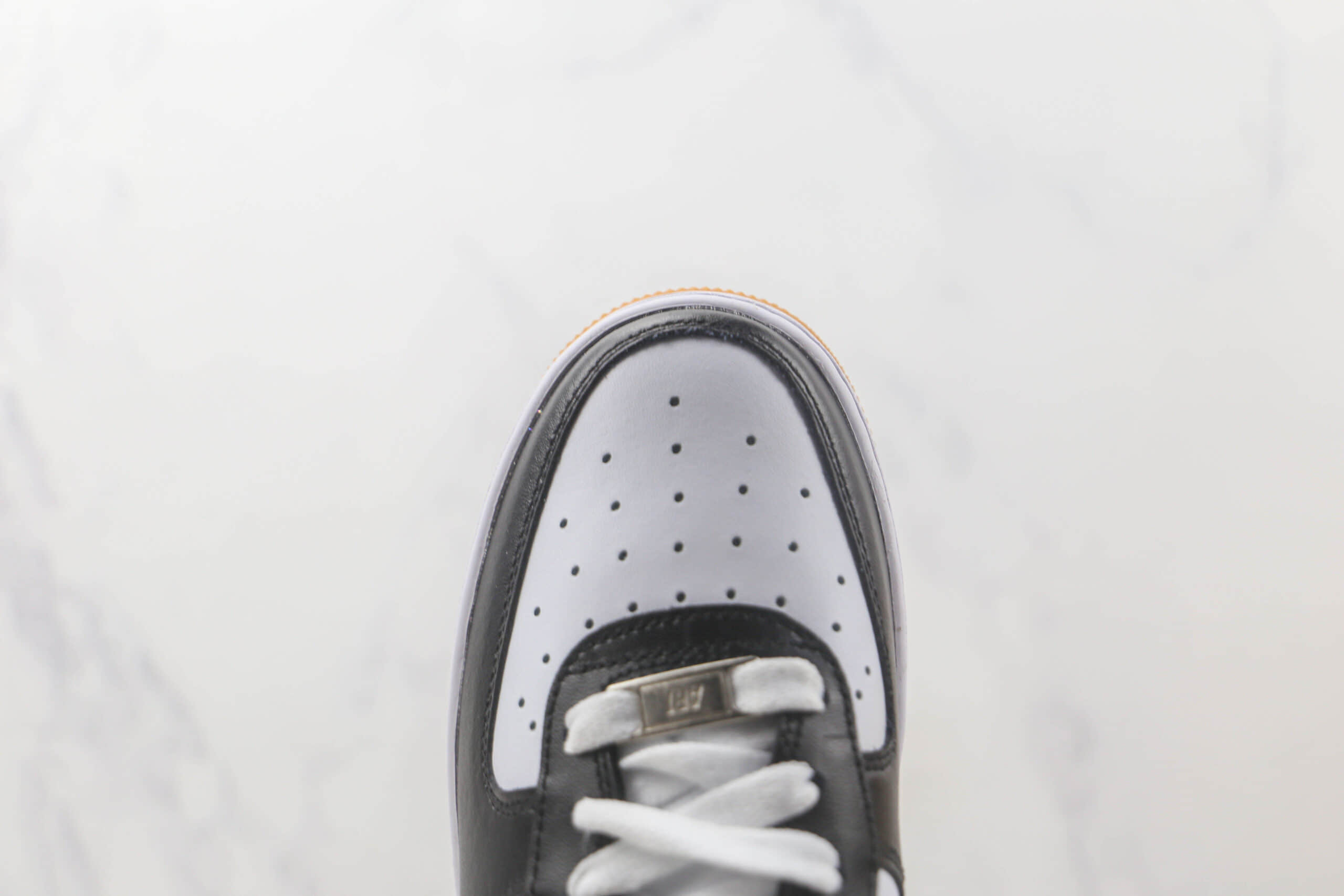 耐克Nike Air Force 1 Low 07纯原版本空军一号AF1黑白生胶板鞋 耐克空军一号校园板鞋 货号：AW2296-002