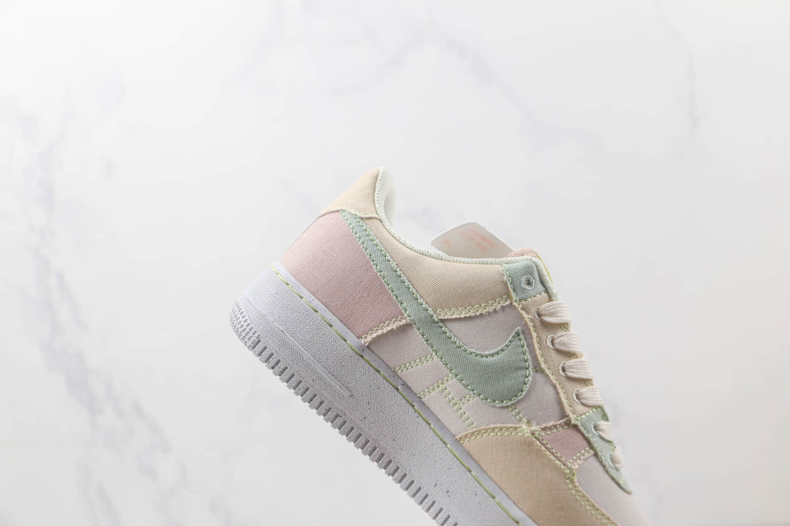 耐克Nike Air Force 1 Low 07纯原版本空军一号AF1马卡龙拼接板鞋 耐克空军一号校园板鞋 货号：DR5648-030