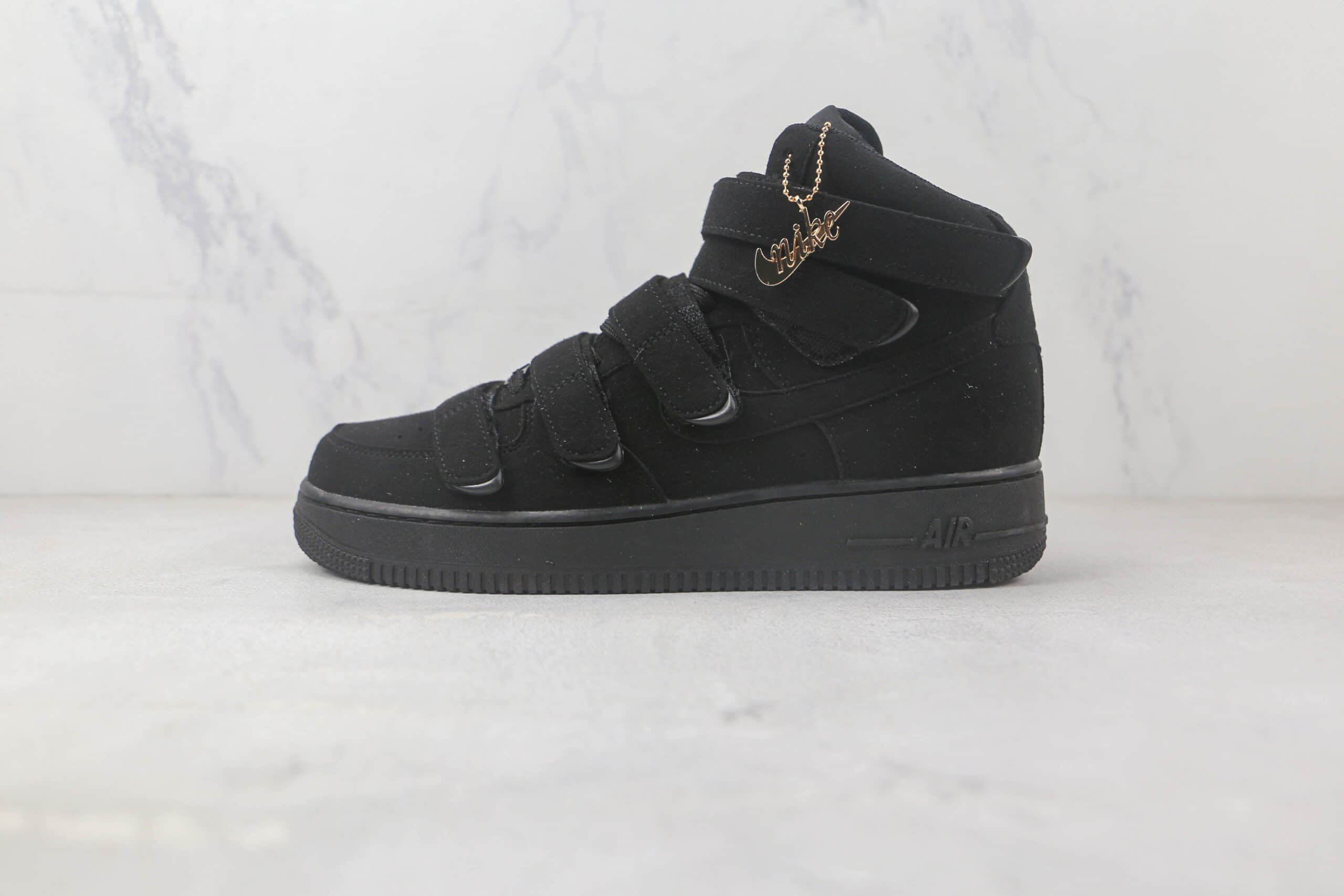 耐克Nike Air Force 1 HIGH 07 SP纯原版本高帮空军一号纯黑绑带板鞋 耐克空军一号系列板鞋 货号：DM7926-400
