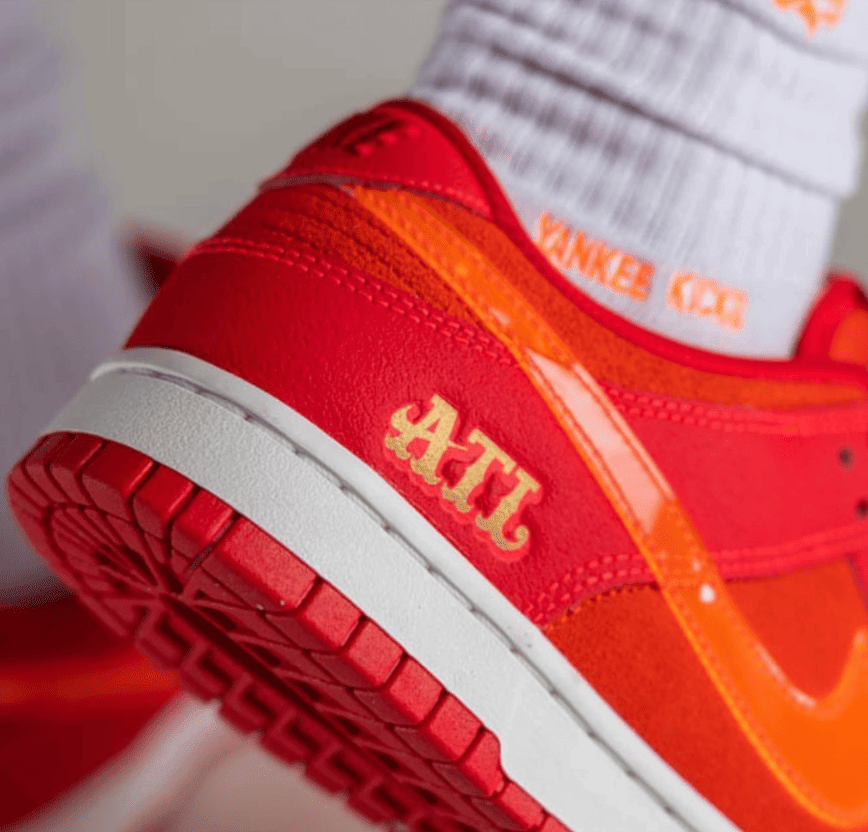 配色超吸睛!全新Nike Dunk Low “ATL”上脚图曝光! 货号:FD0724-657