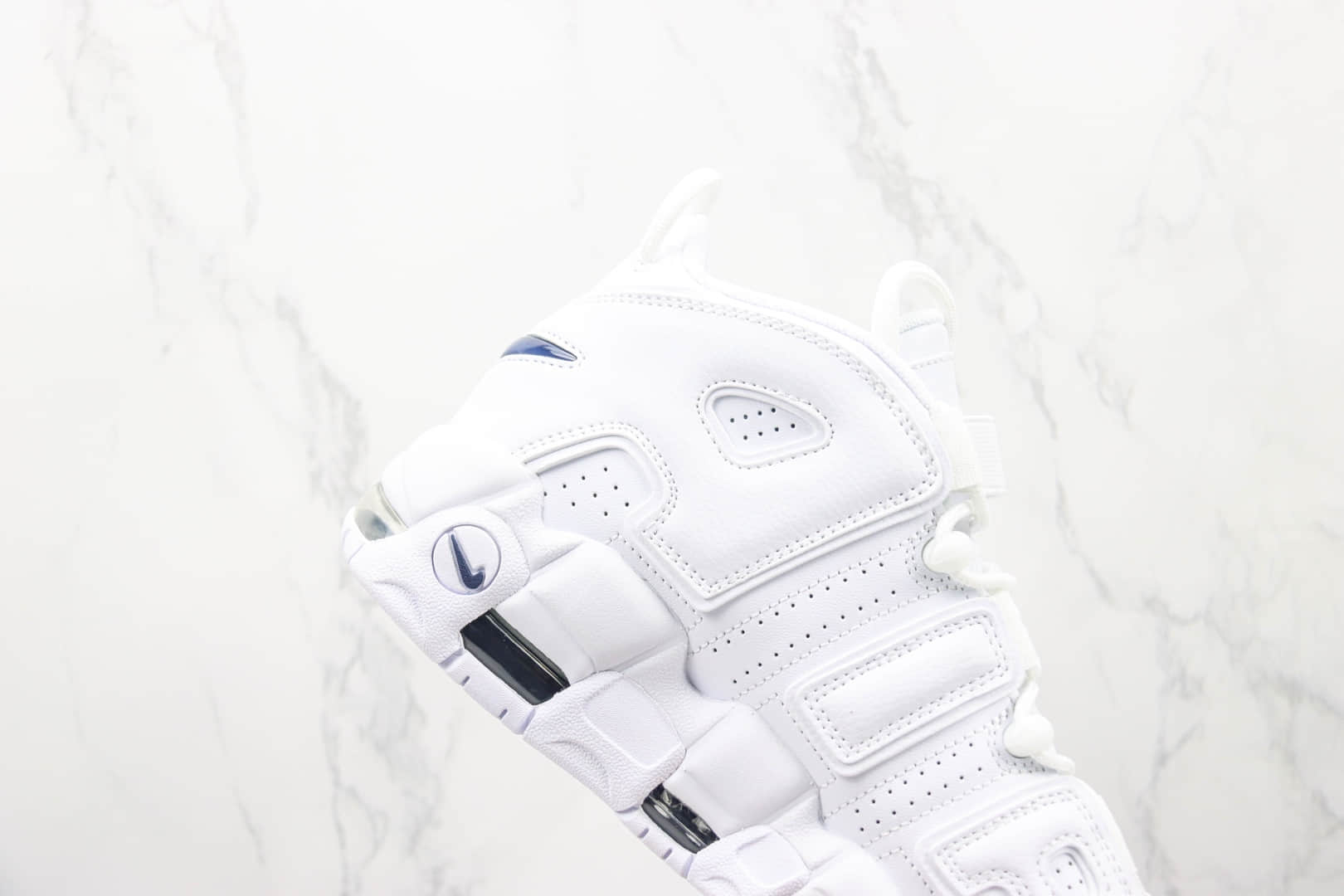 耐克Nike Air More Uptempo纯原版本皮蓬大R白蓝色篮球鞋 耐克皮蓬大R系列篮球鞋 货号：DH8011-100