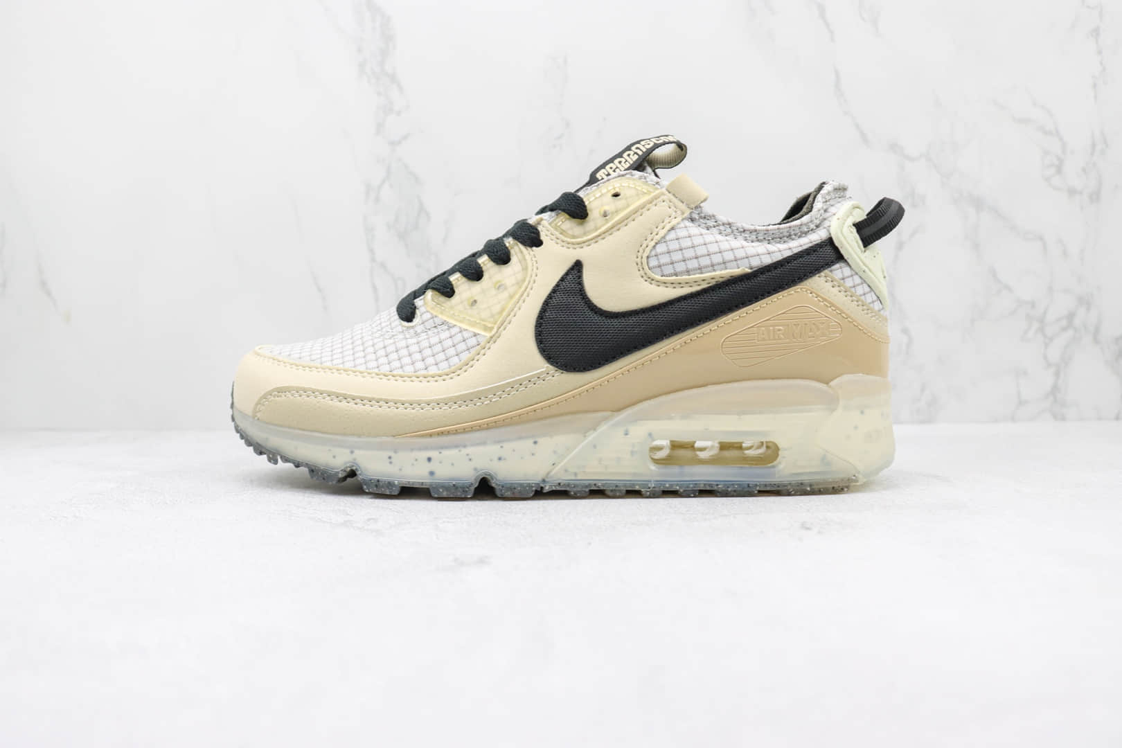 耐克Nike Air Max 90 Terrascape Sail纯原版本Max90米白黑色气垫鞋 耐克Max全系列气垫鞋 货号：DH4677-200
