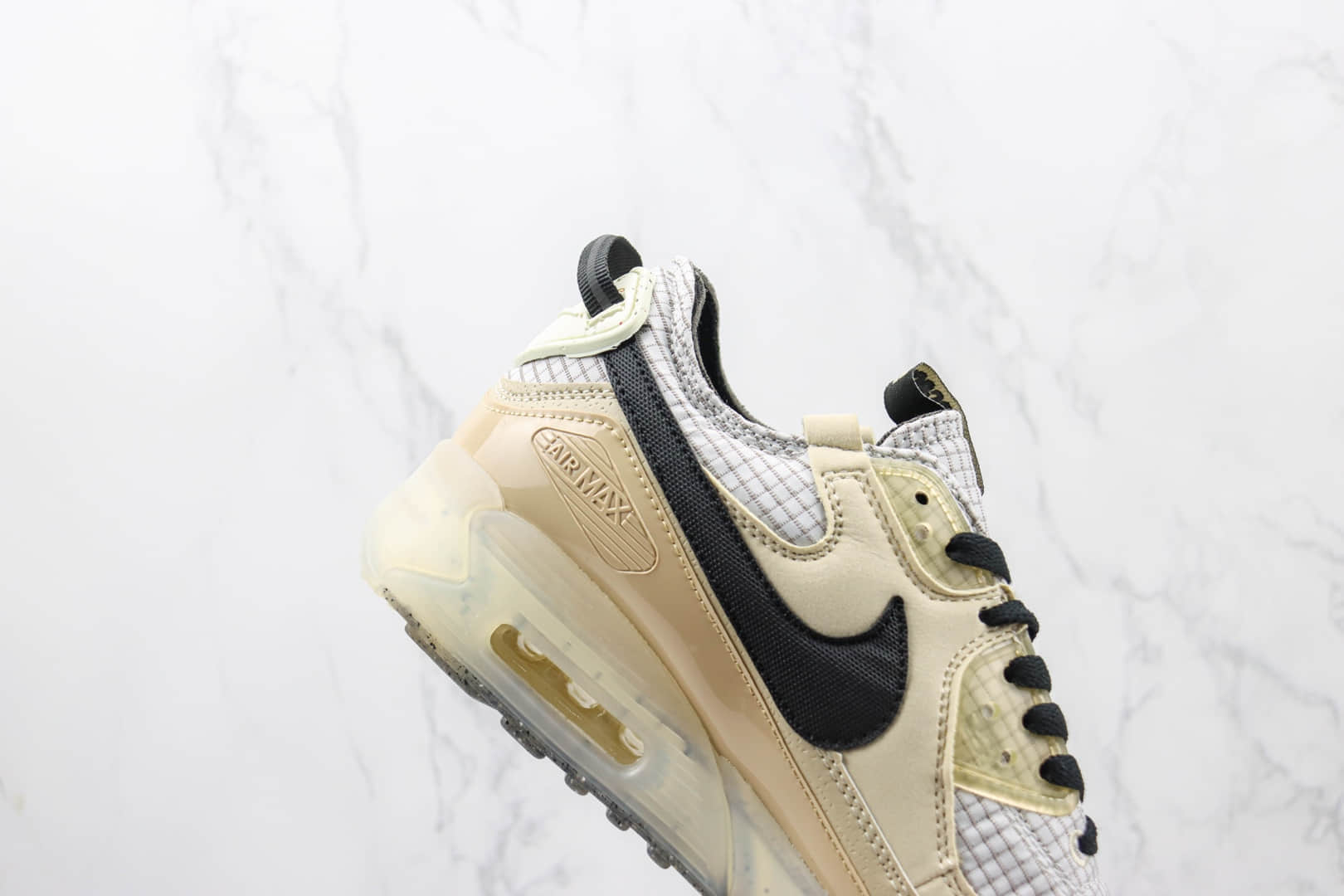 耐克Nike Air Max 90 Terrascape Sail纯原版本Max90米白黑色气垫鞋 耐克Max全系列气垫鞋 货号：DH4677-200