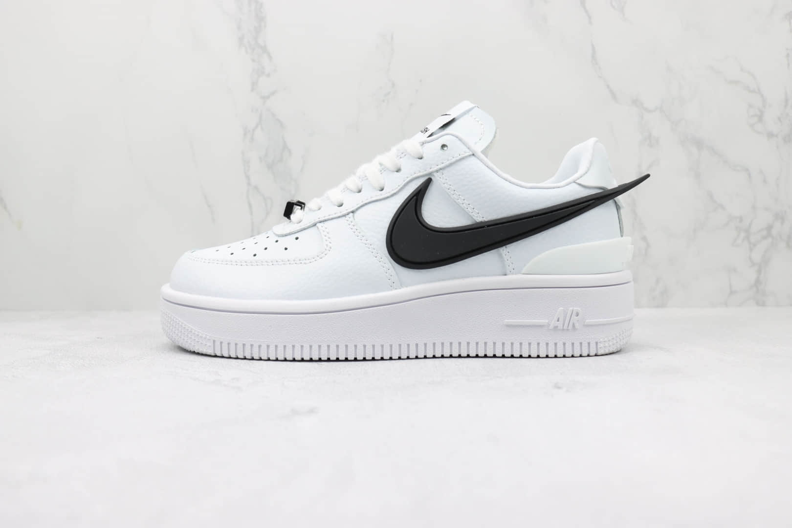 耐克Nike Air Force 1 Low SP纯原版本低帮空军一号埋伏系列白色黑勾板鞋 耐克空军一号系列板鞋 货号:DV3464-002