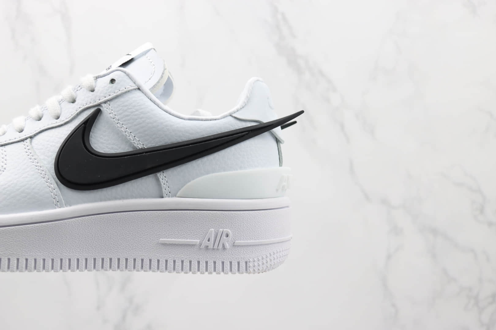 耐克Nike Air Force 1 Low SP纯原版本低帮空军一号埋伏系列白色黑勾板鞋 耐克空军一号系列板鞋 货号:DV3464-002