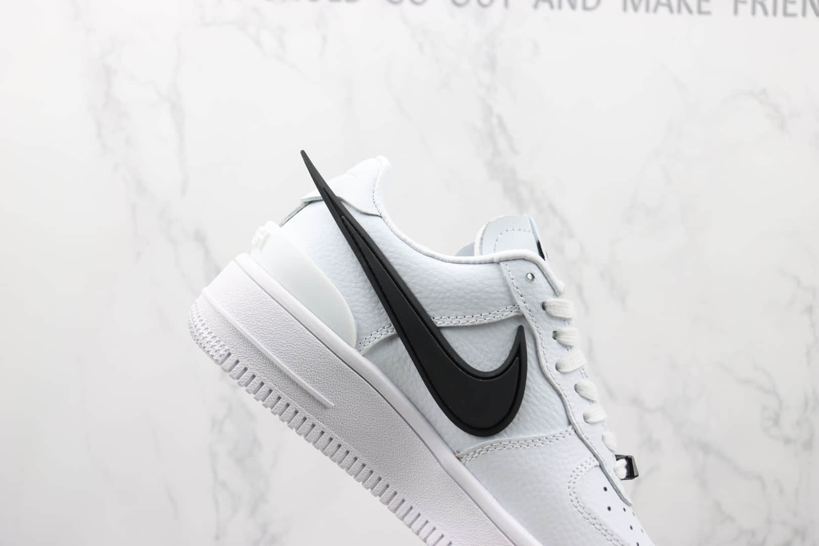 耐克Nike Air Force 1 Low SP纯原版本低帮空军一号埋伏系列白色黑勾板鞋 耐克空军一号系列板鞋 货号:DV3464-002