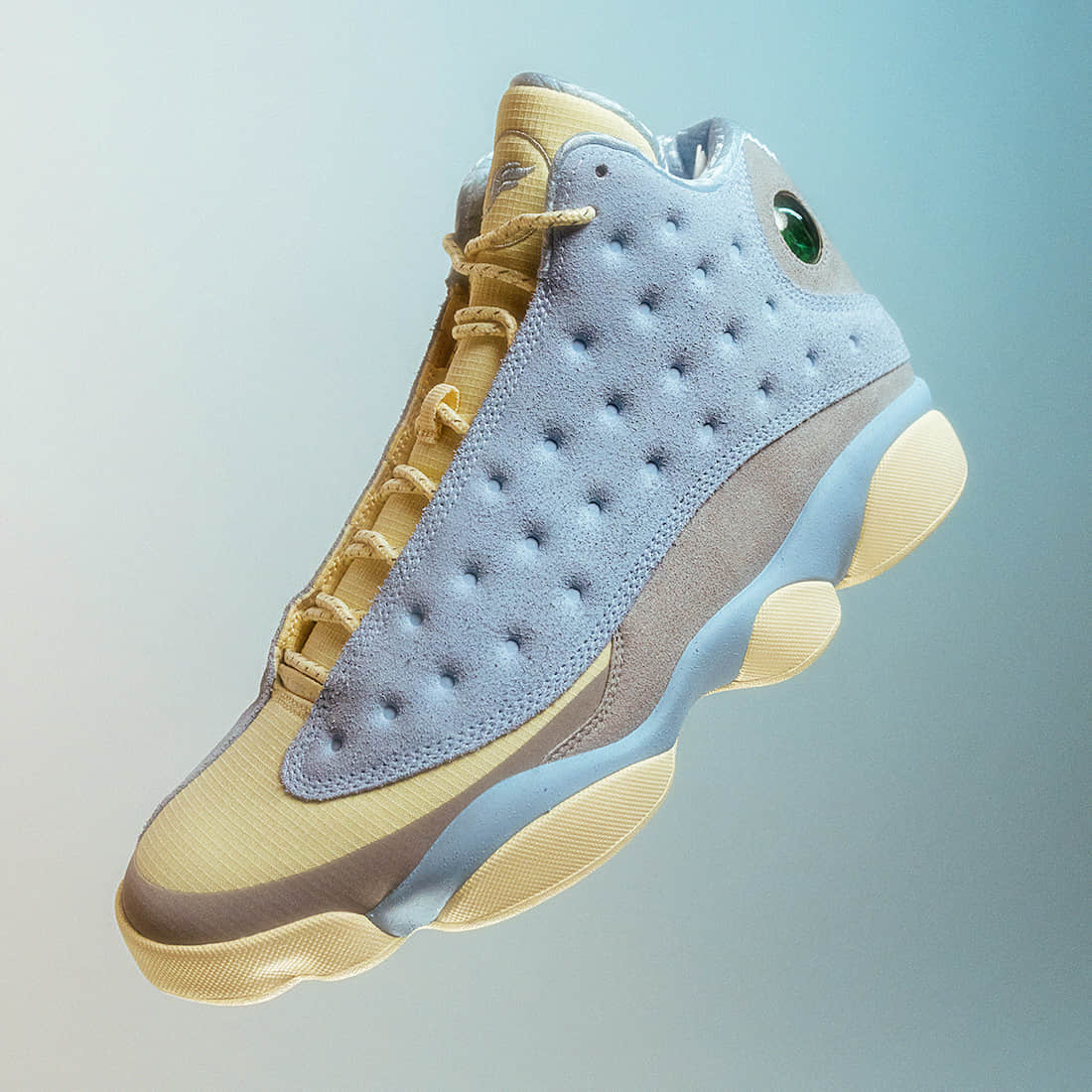 复古北卡蓝!全新SoleFly x AJ13发售来袭! 货号:DX5763-100