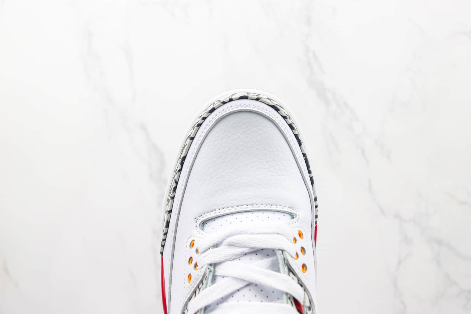 乔丹Air Jordan 3 Retro Cardinal纯原版本AJ3红雀白酒红色篮球鞋 莆田天花板AJ系列 货号：CT8532-126