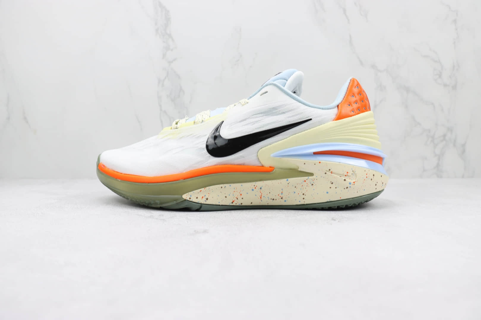 耐克NIKE Air Zoom G.T.Cut 2 EP纯原版本白橙色GT2代篮球鞋 耐克GT系列篮球鞋 货号：DX6041-101