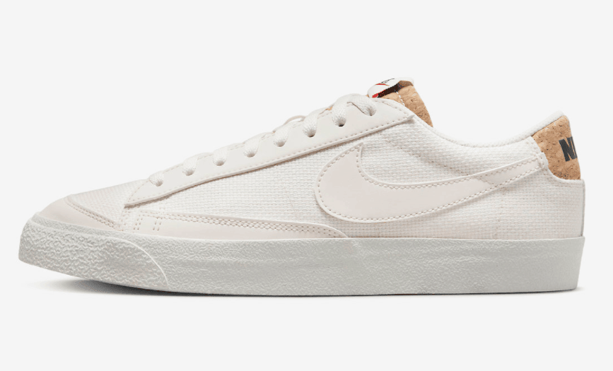 软木塞小白鞋！全新可回收Blazer Low首度曝光！ 货号：DV7231-001