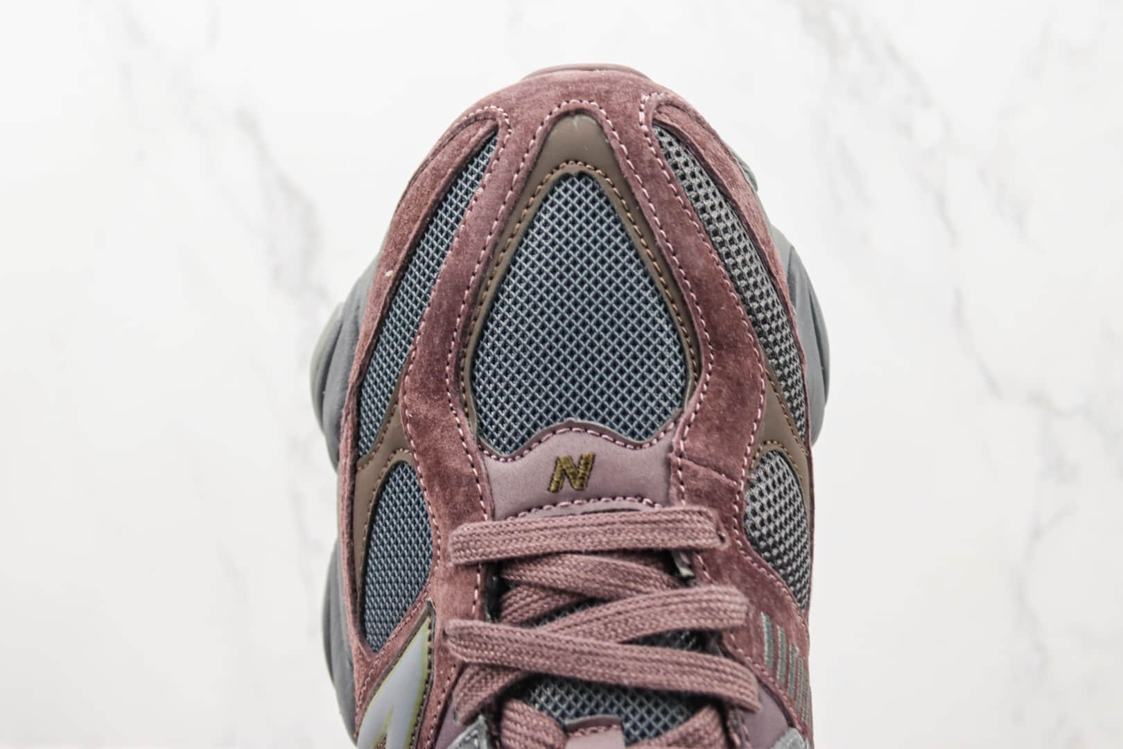 新百伦New Balance NB9060 x Joe Freshgoods联名款纯原版本NB9060灰酒红色复古慢跑鞋 莆田天花板NB9060老爹鞋 货号：U9060BCG