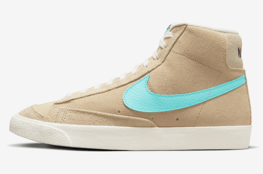 吸睛蒂芙尼蓝！Nike Blazer Mid新配色即将登场！ 货号：FJ4414-200