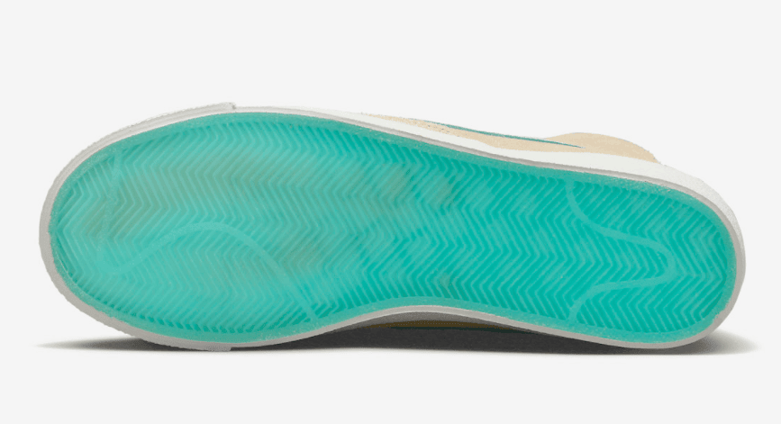 吸睛蒂芙尼蓝！Nike Blazer Mid新配色即将登场！ 货号：FJ4414-200