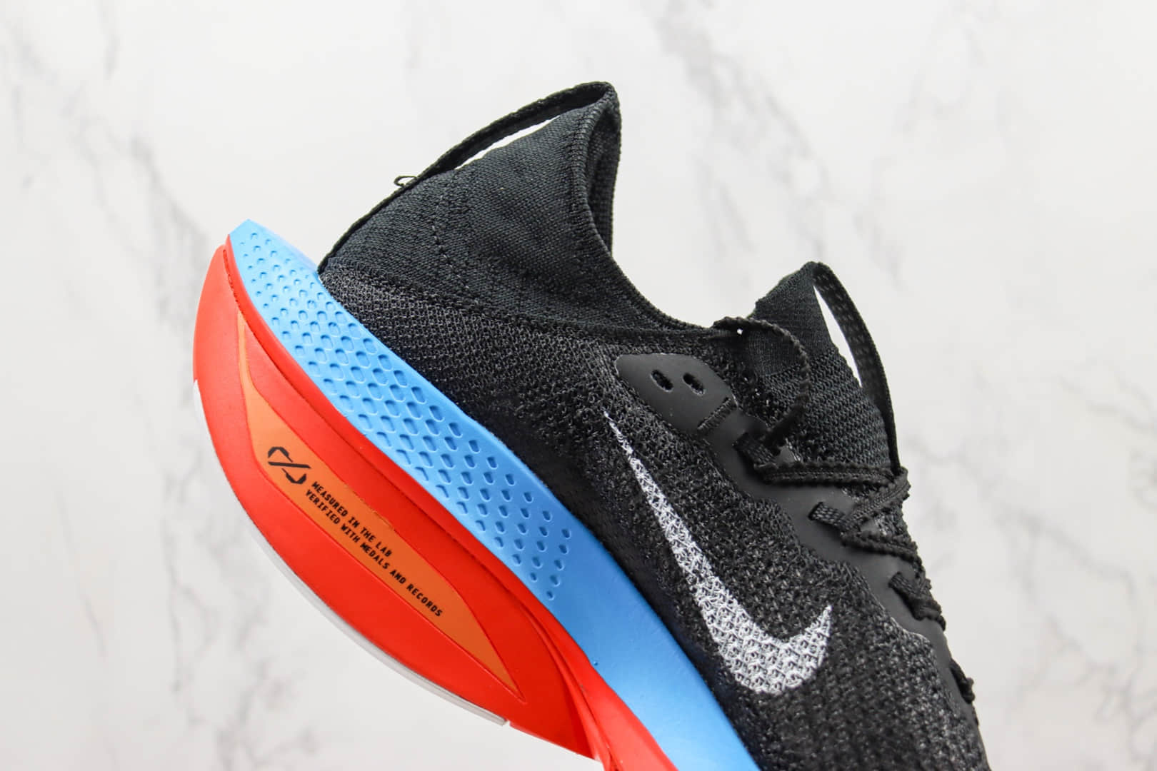 耐克Nike Air Zoom Alphafly NEXT% 2纯原版本马拉松2.0公路竞速黑蓝橙色跑步鞋 耐克马拉松慢跑鞋 货号:DV9425-011