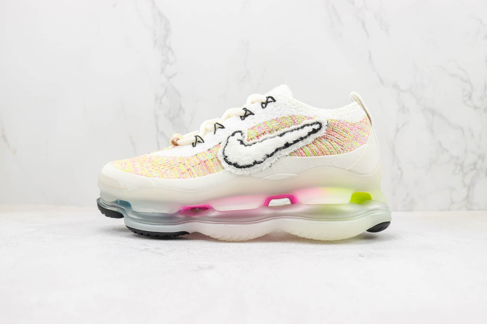 耐克Nike Air Max Scorpion FK纯原版本Max系列大气垫云朵羊毛勾配色气垫鞋 天花板耐克Max气垫跑鞋 货号:FJ6031-910