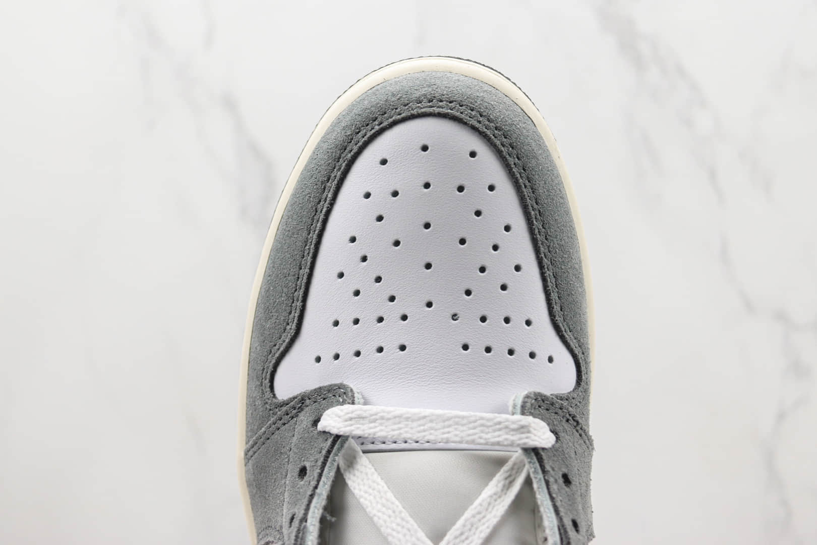 乔丹Air Jordan 1 Retro “Washed black”纯原版本高帮AJ1水洗灰白脚趾篮球鞋 莆田天花板AJ1系列 货号：DZ5485-051