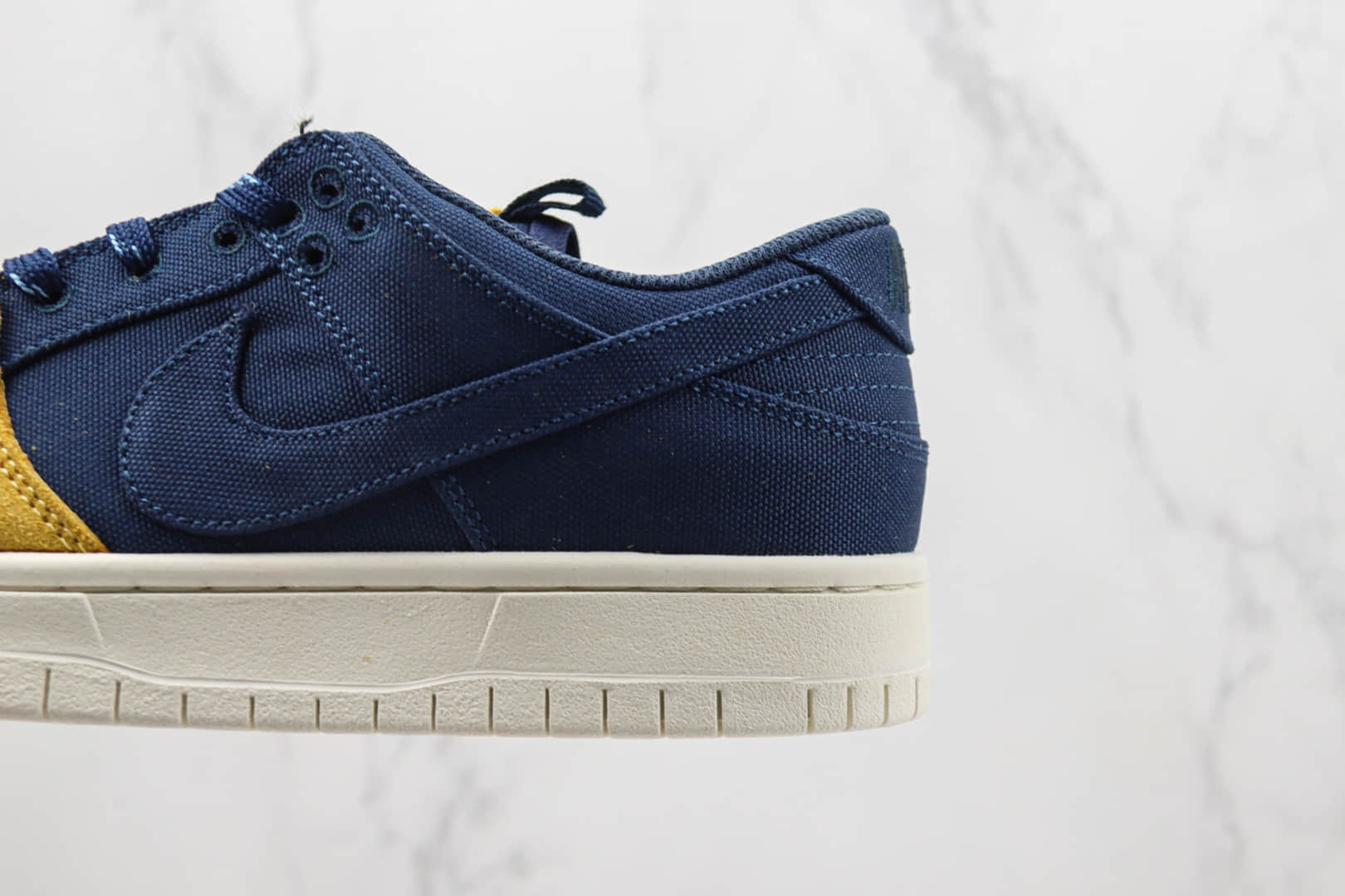 耐克Nike SB Zoom Dunk Low纯原版本低帮SB Dunk帆布黄蓝拼色板鞋 莆田耐克货源 货号:DX6775-400