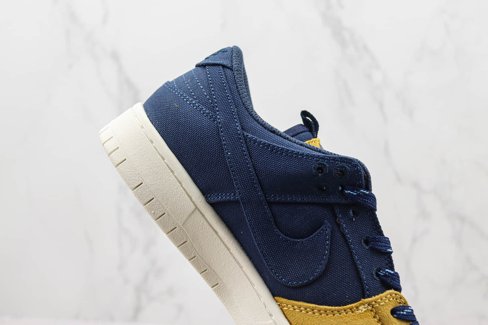 耐克Nike SB Zoom Dunk Low纯原版本低帮SB Dunk帆布黄蓝拼色板鞋 莆田耐克货源 货号:DX6775-400