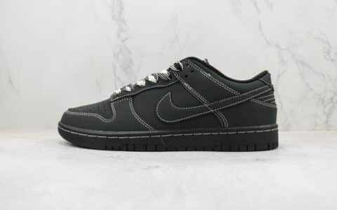 耐克Nike SB Dunk Low纯原版本低帮SB DUNK黑武士白缝线板鞋 莆田天花板Dunk系列 货号：DF0517-221