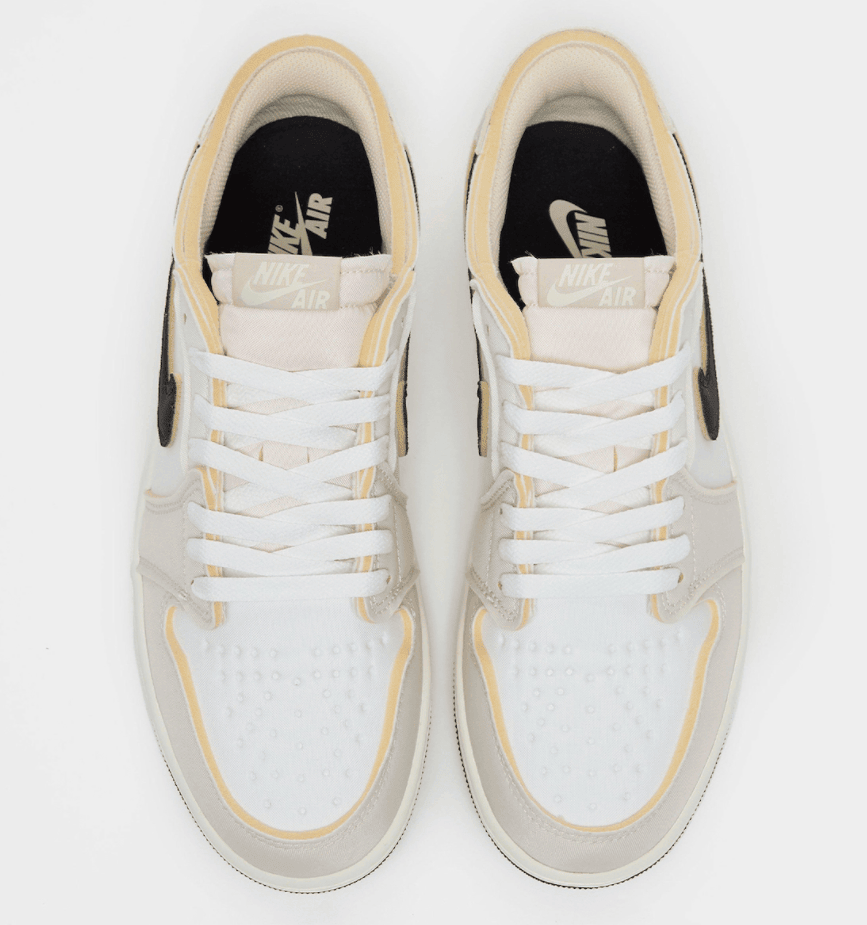 解构风!低帮AJ1新配色首度曝光! 货号:DV0982-100