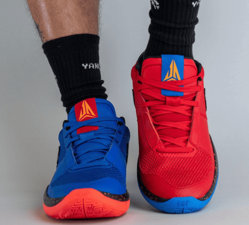 吸睛红蓝鸳鸯！莫兰特签名鞋Nike Ja 1新配色上脚实物曝光！ 货号：DR8785-401