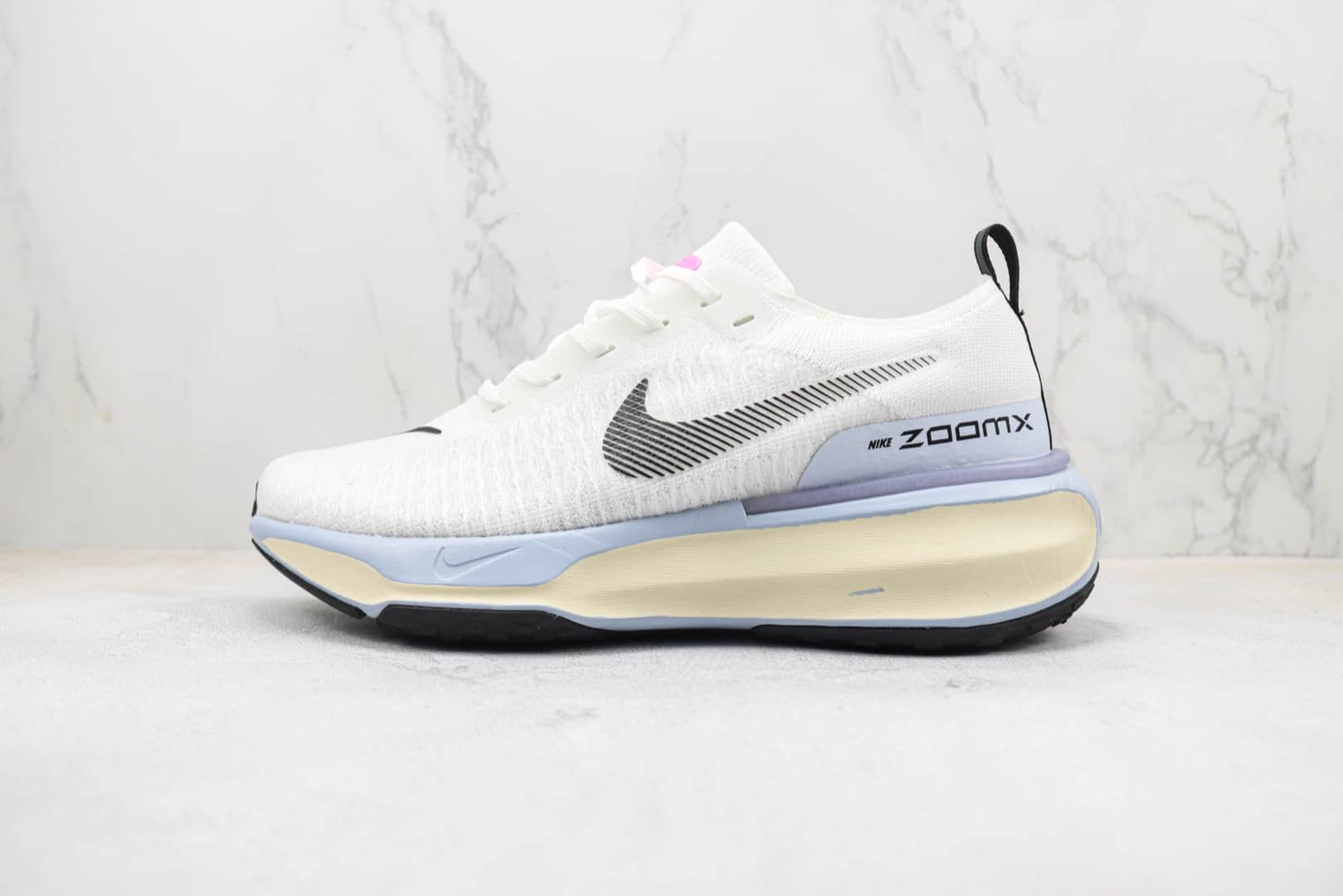 耐克Nike Zoom x Invincible Run Flyknit 3纯原版本FK3代白蓝色马拉松跑鞋 莆田耐克货源 货号:DR2615-100