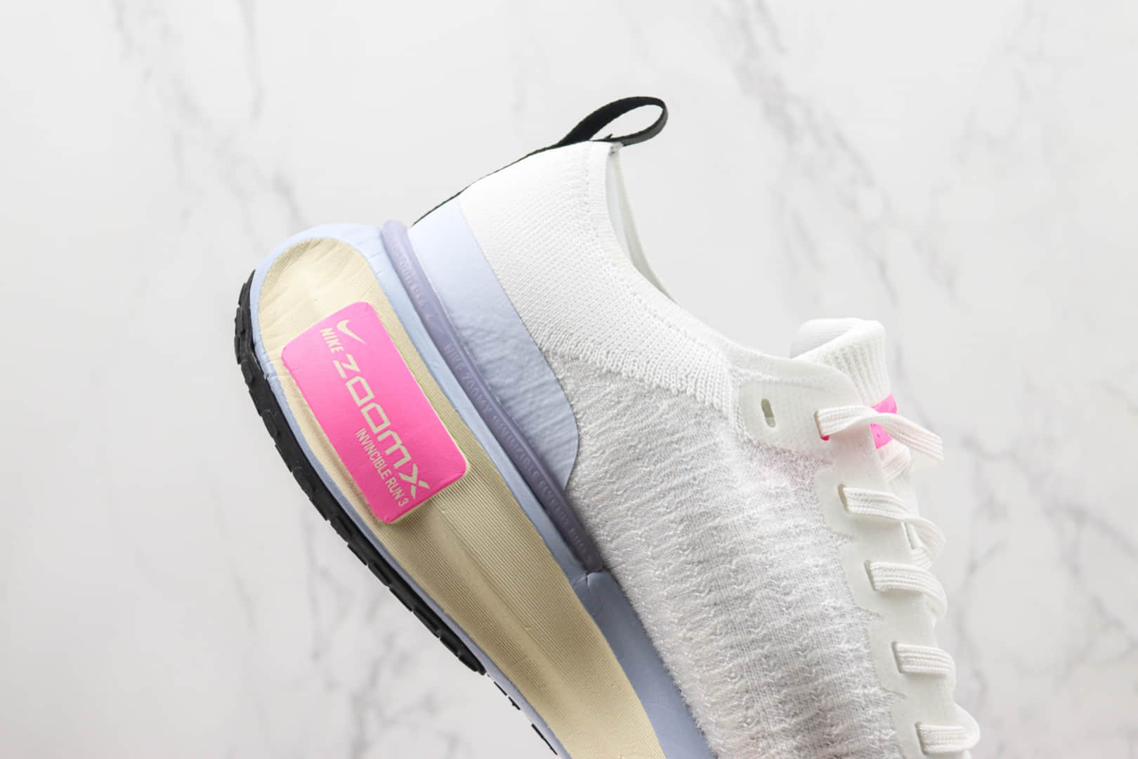 耐克Nike Zoom x Invincible Run Flyknit 3纯原版本FK3代白蓝色马拉松跑鞋 莆田耐克货源 货号:DR2615-100