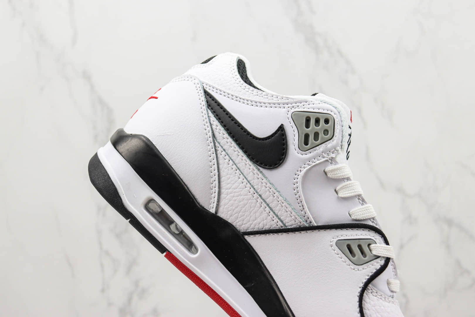 耐克Nike Air Flight 89纯原版本狗头印花哈士奇复古篮球鞋 莆田耐克货源 货号：DB5918-100