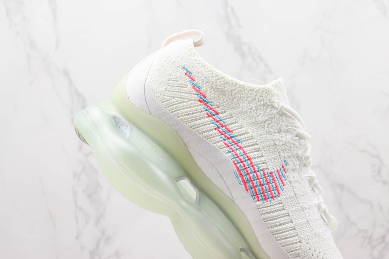 耐克Nike Air Max Scorpion FK纯原版本白粉蓝大气垫增高跑鞋 莆田耐克货源 货号:DV7402-100