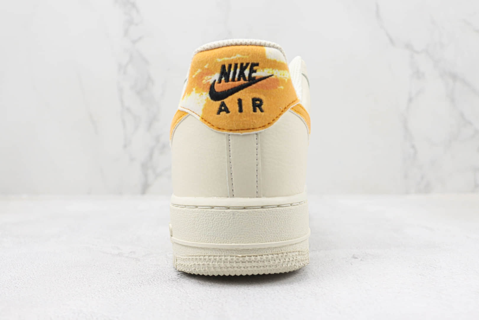 耐克Nike Air Force 1 Low纯原版本低帮空军一号白橙扎染勾板鞋 莆田天花板AF1系列 货号:FN3419-100