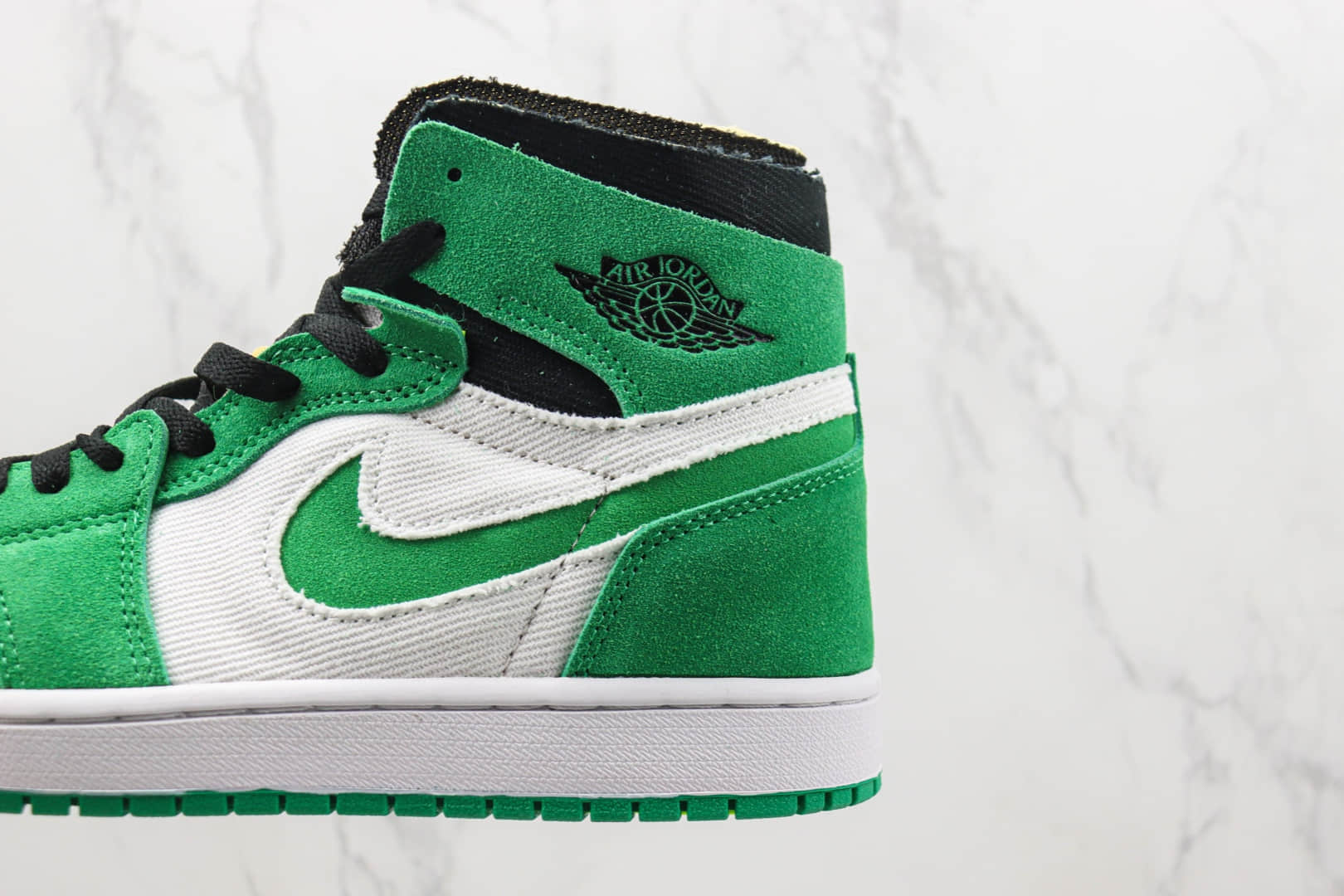乔丹Air Jordan 1 Zoom CMFT“Stadium Green”纯原版本高帮AJ1白绿色篮球鞋 莆田天花板AJ1系列 货号:CT0978-300