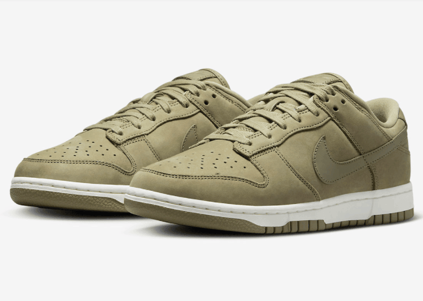 复古橄榄绿！低帮Dunk新配色即将发售！ 货号：DV7415-200