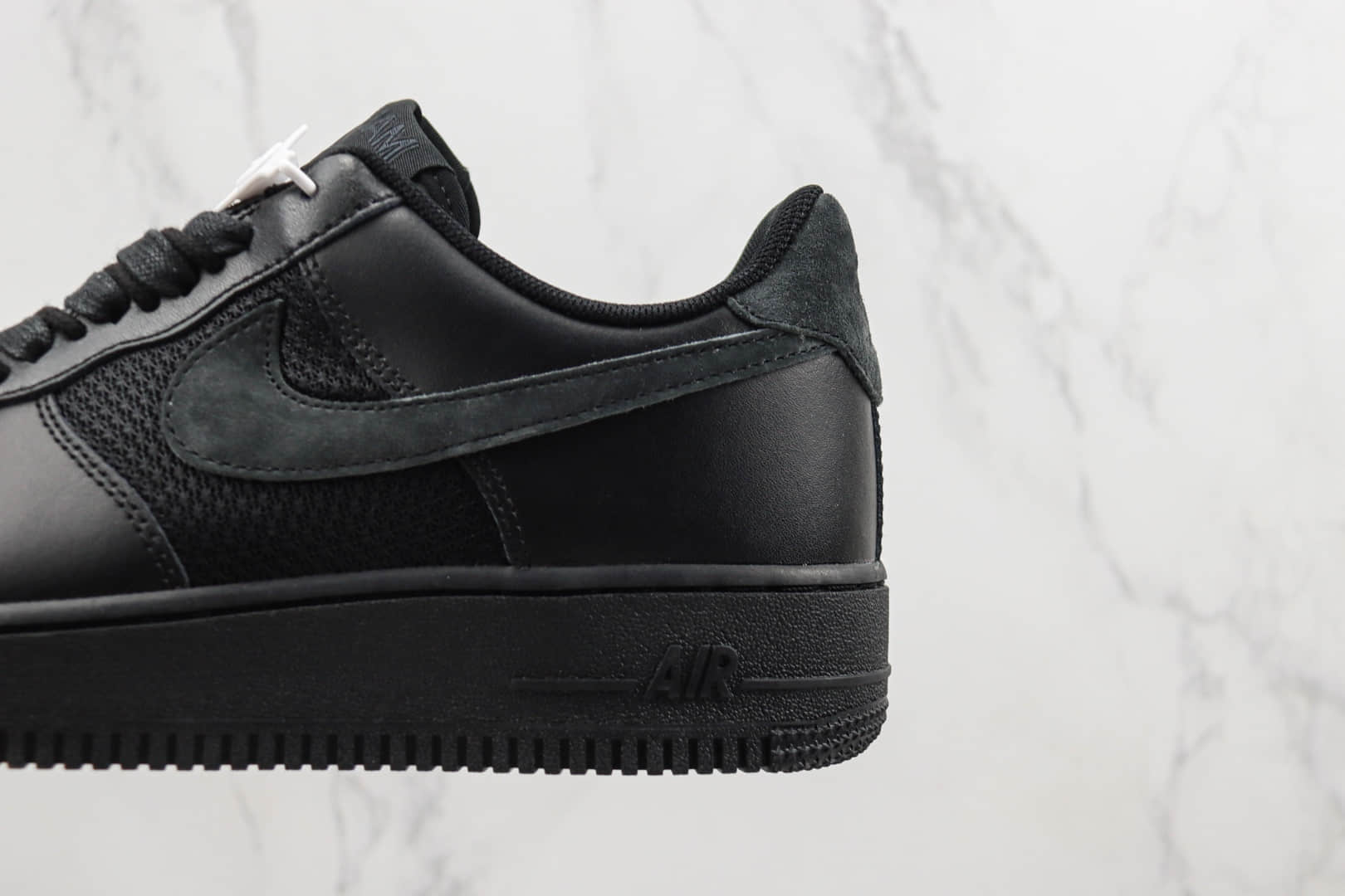 耐克Slam Jam x Nike Air Force 1 Low纯原版本低帮空军一号纯黑板鞋 莆田天花板AF1系列 货号:DX5590-001