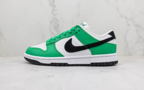 耐克Nike SB Dunk Low纯原版本低帮SB Dunk白绿黑勾板鞋 莆田天花板Dunk系列 货号：FN3612-300