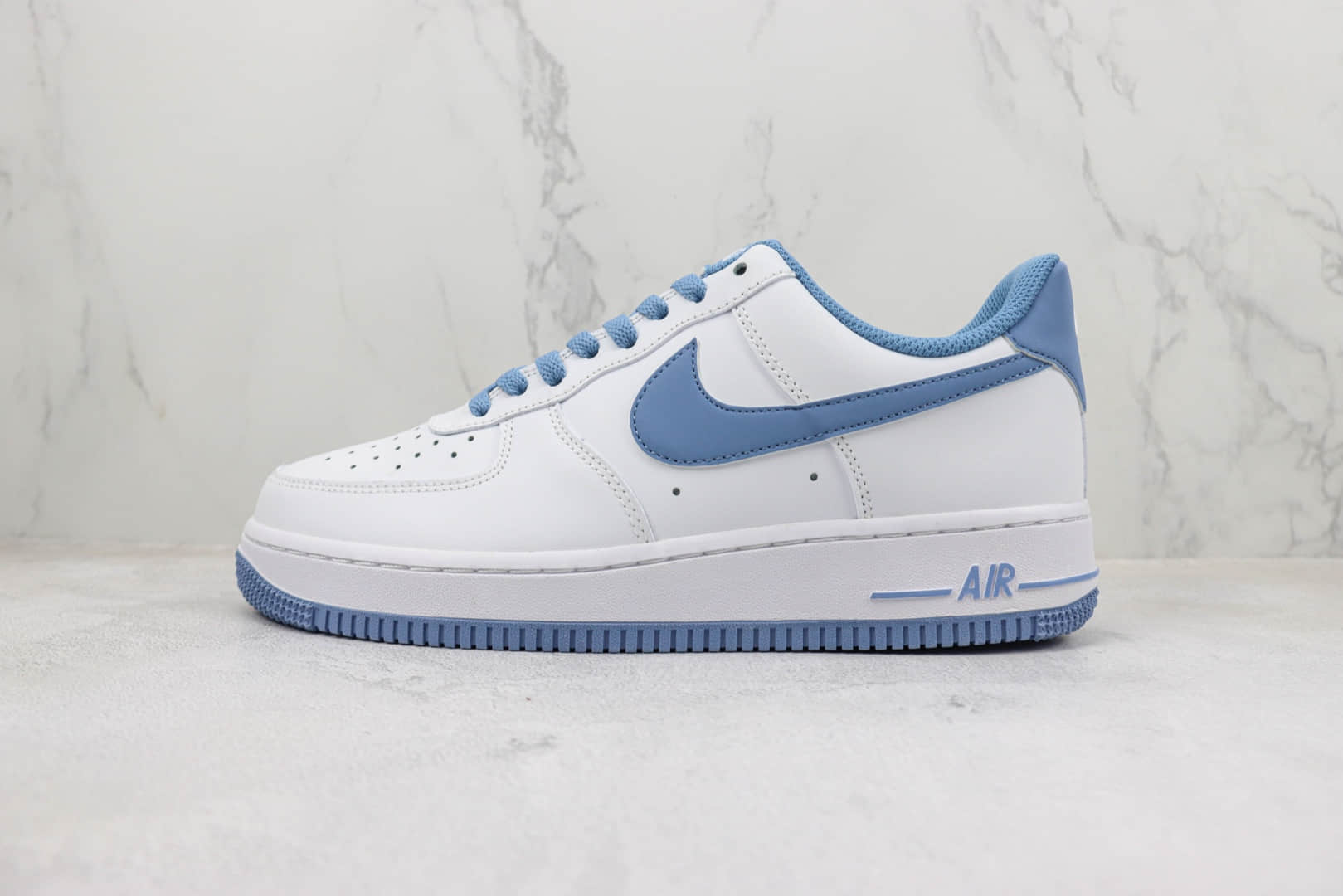 耐克Nike Air Force 1 Low纯原版本低帮空军一号白蓝色板鞋 莆田耐克货源 货号：JX2696-852