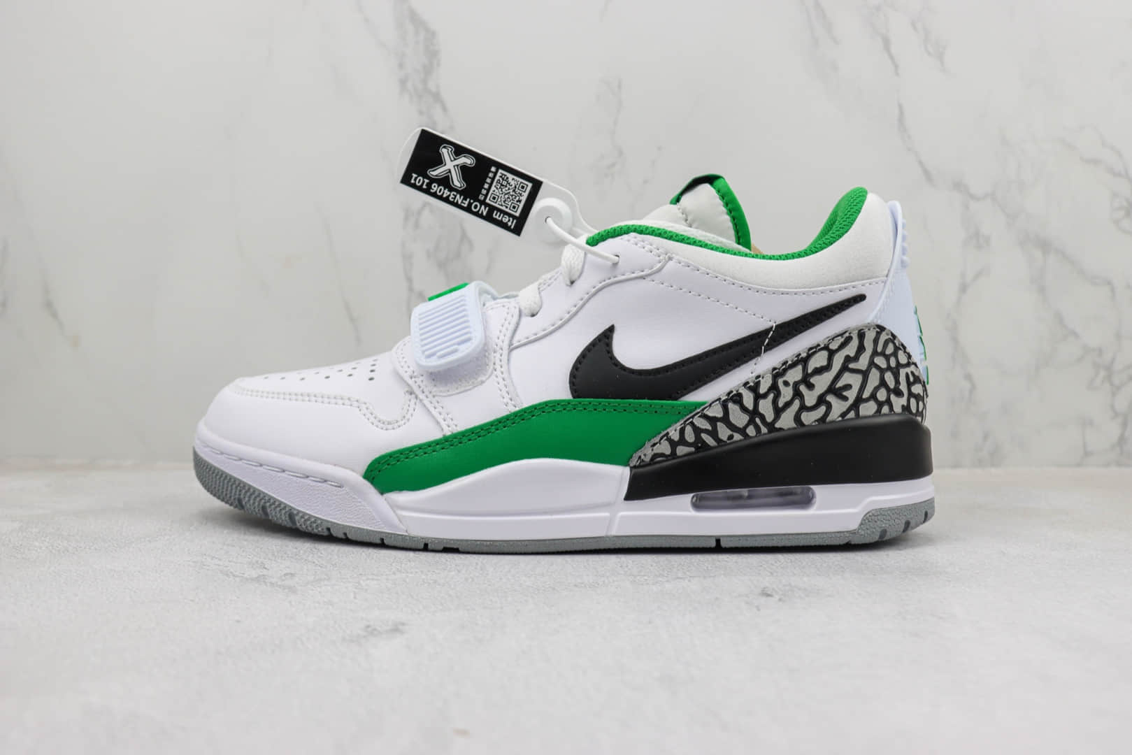 乔丹Air Jordan Legacy 312 Low纯原版本AJ312白绿黑色三合一篮球鞋 莆田AJ货源 货号：FN3406-101