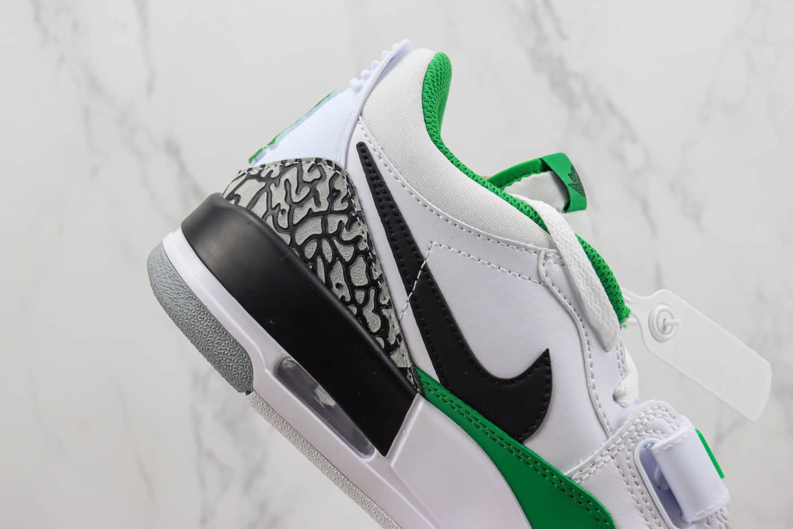 乔丹Air Jordan Legacy 312 Low纯原版本AJ312白绿黑色三合一篮球鞋 莆田AJ货源 货号：FN3406-101