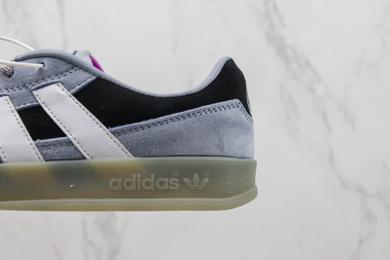 阿迪达斯adidas originals Aloha Super纯原版本三叶草灰黑色板鞋 莆田阿迪达斯货源 货号:FY0447