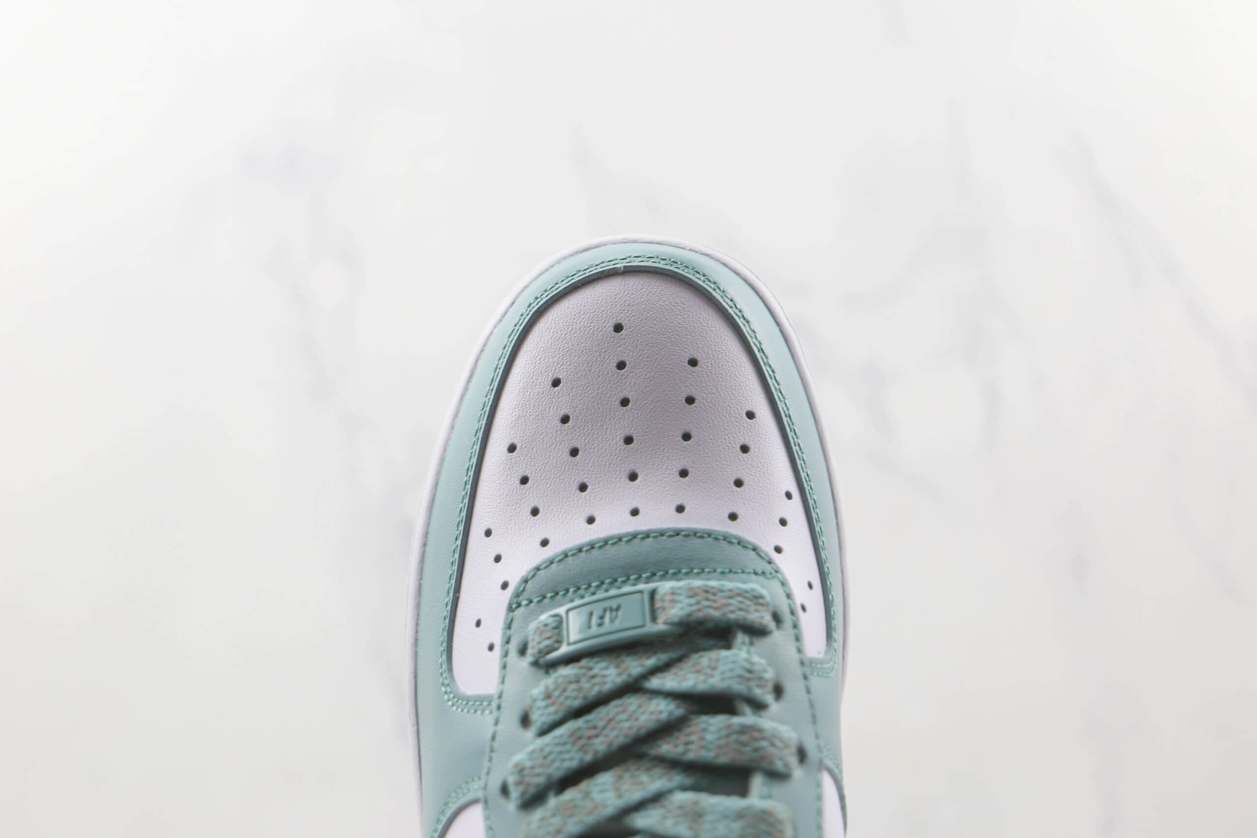 耐克Nike Air Force 1’07 Low纯原版本低帮空军一号白蓝腰果花板鞋 莆田耐克货源 货号:XM9612-092