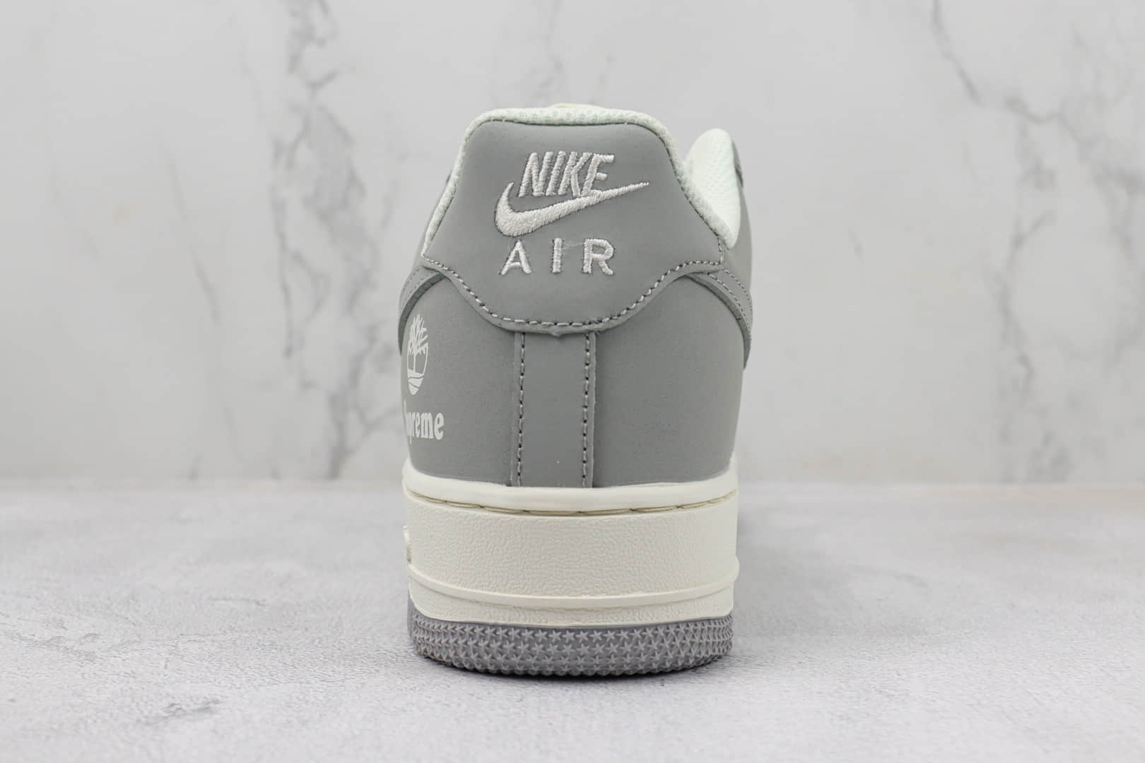 耐克Nike Air Force 1 '07 Low纯原版本低帮空军一号白灰色板鞋 莆田天花板AF1系列 货号:BS9055-611