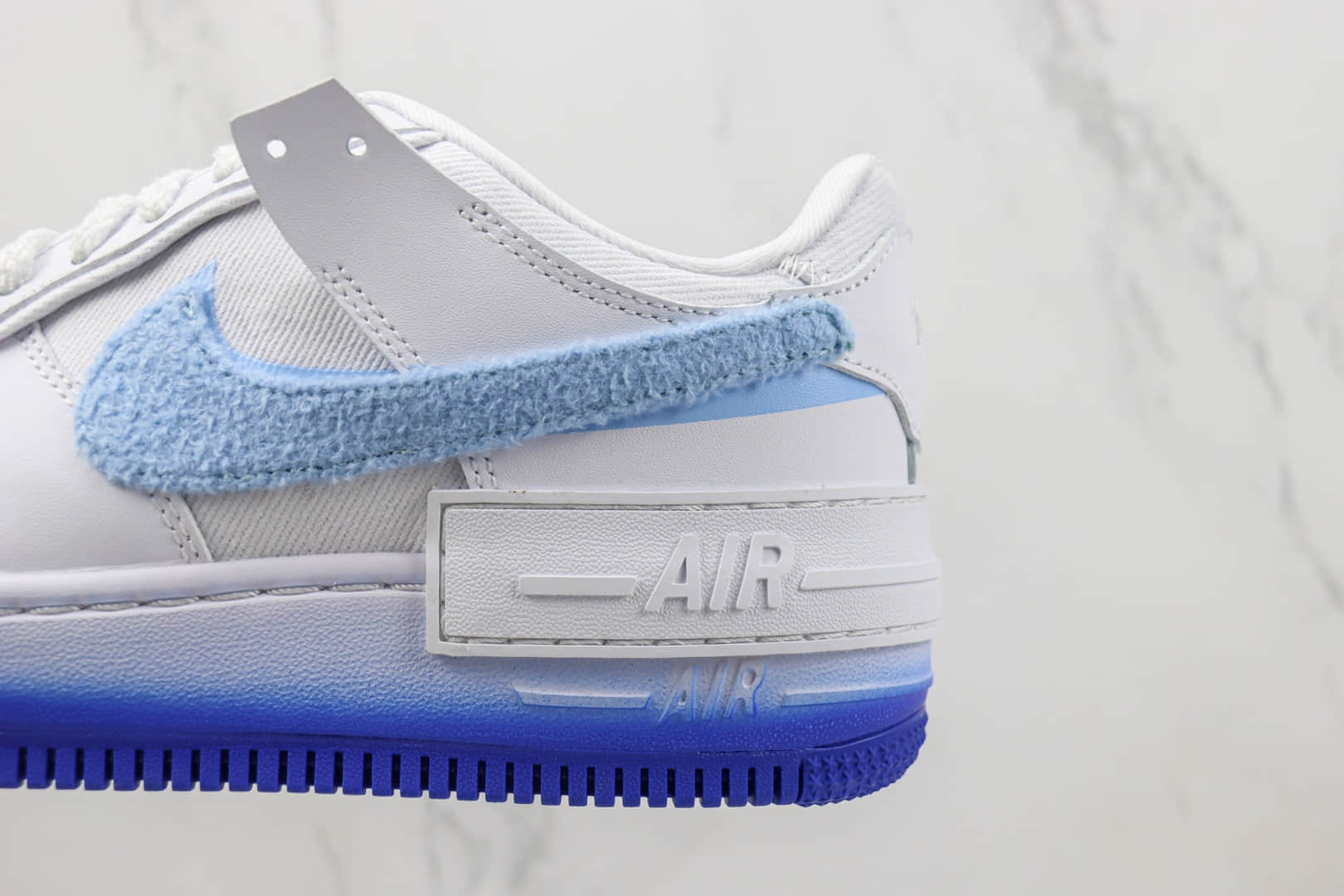 耐克Nike Air Force 1 Shadow纯原版本低帮空军一号马卡龙解构板鞋 莆田耐克货源 货号:FJ4567-100