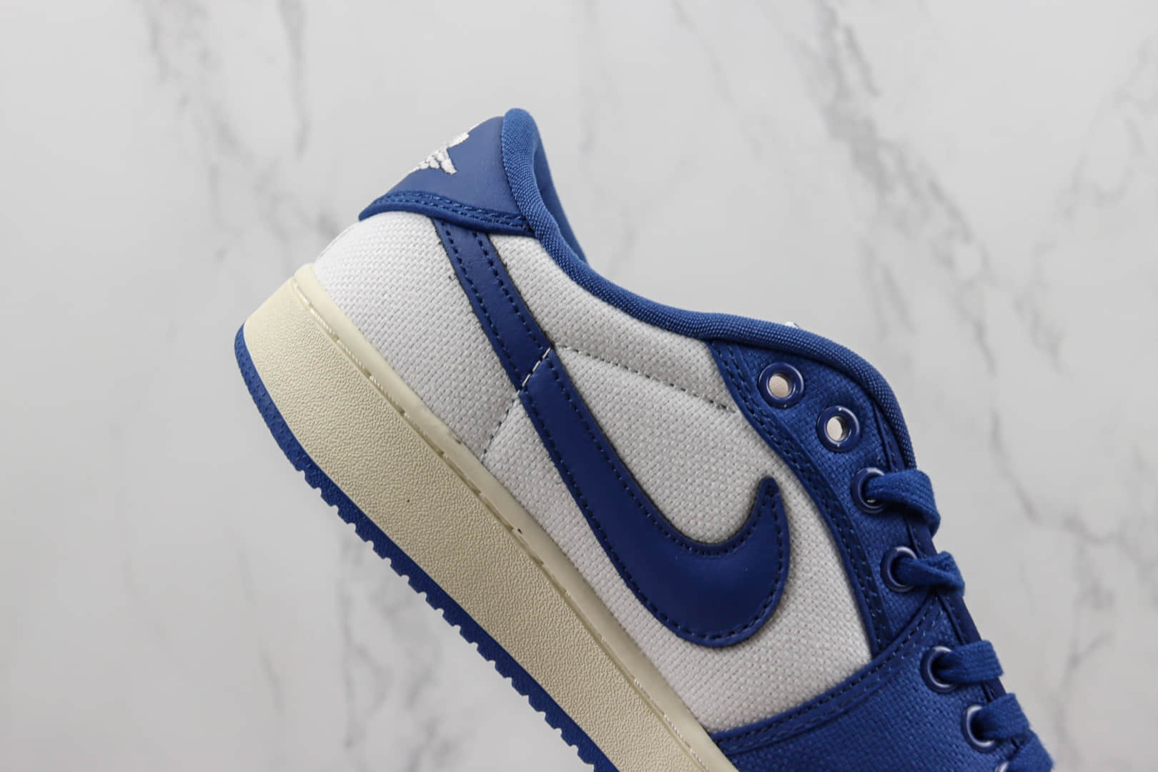 乔丹Air Jordan 1 KO Low纯原版本低帮AJ1KO肯塔基白蓝色板鞋 莆田天花板AJ1系列 货号:DX4981-103