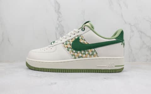 耐克Nike Air Force 1 ’07 Low纯原版本低帮空军一号AF1编织小香风板鞋 莆田天花板AF1系列 货号：FN0369-100