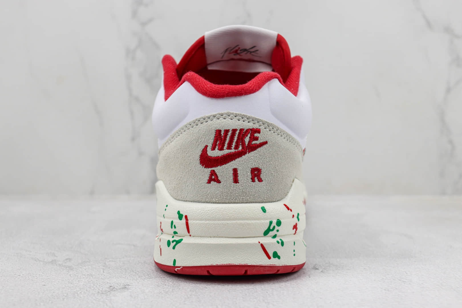 耐克Nike Jordan Stadium 90纯原版本白灰红绿复古跑鞋 莆田耐克货源 货号:DX4397-106