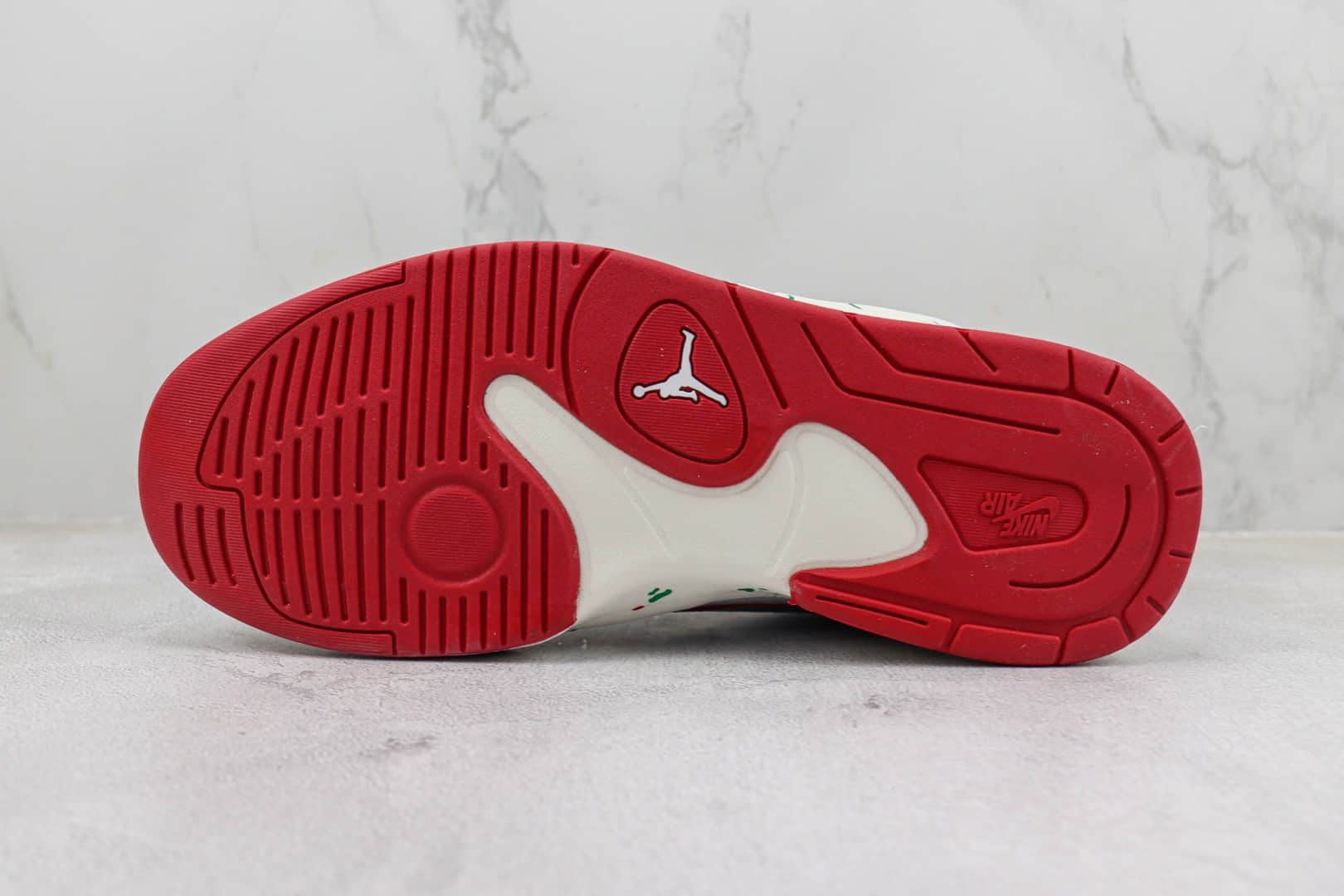 耐克Nike Jordan Stadium 90纯原版本白灰红绿复古跑鞋 莆田耐克货源 货号:DX4397-106