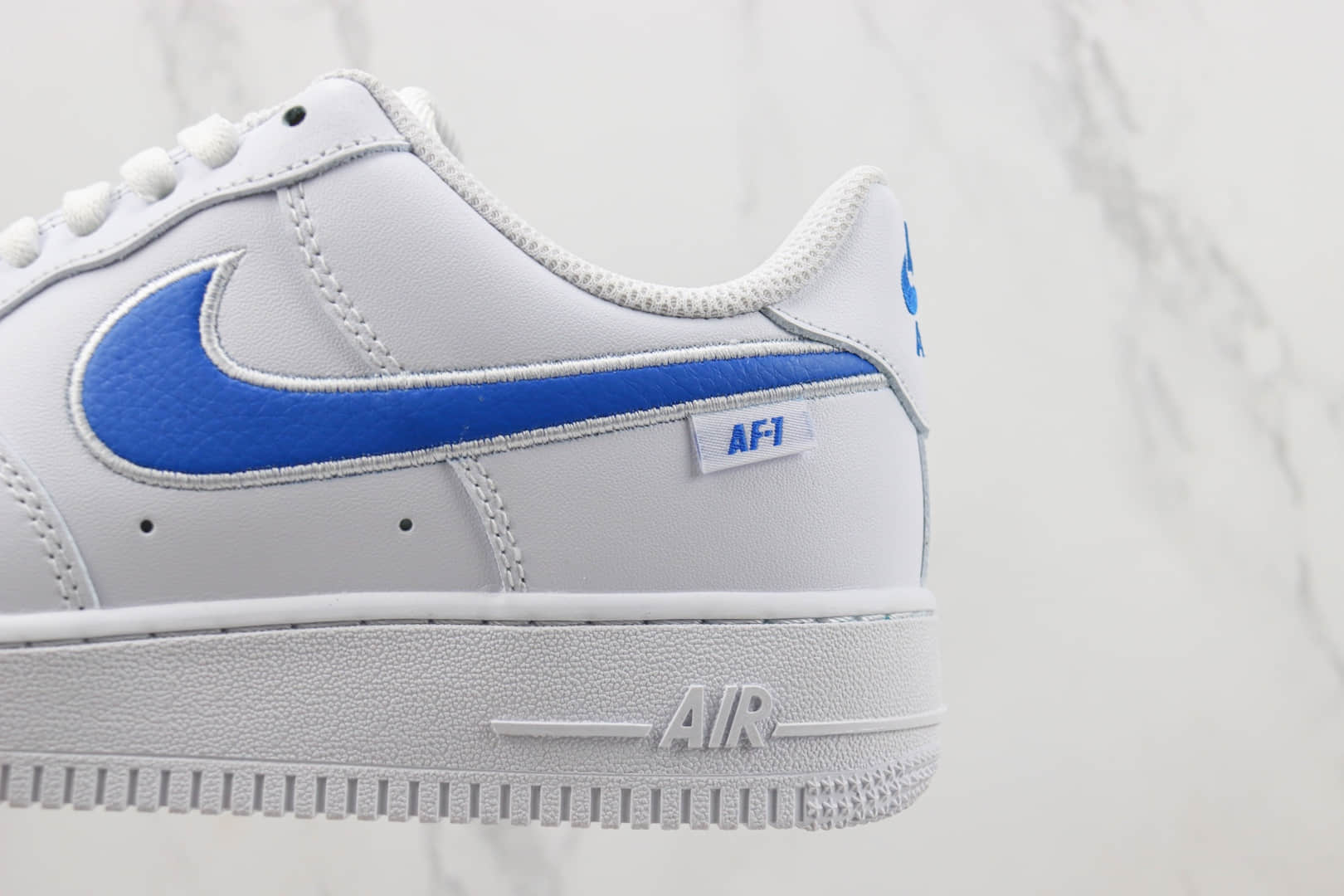 耐克Nike Air Force 1 Low 纯原版本空军一号低帮AF1白蓝色板鞋 莆田耐克工厂 货号：FN7804-100