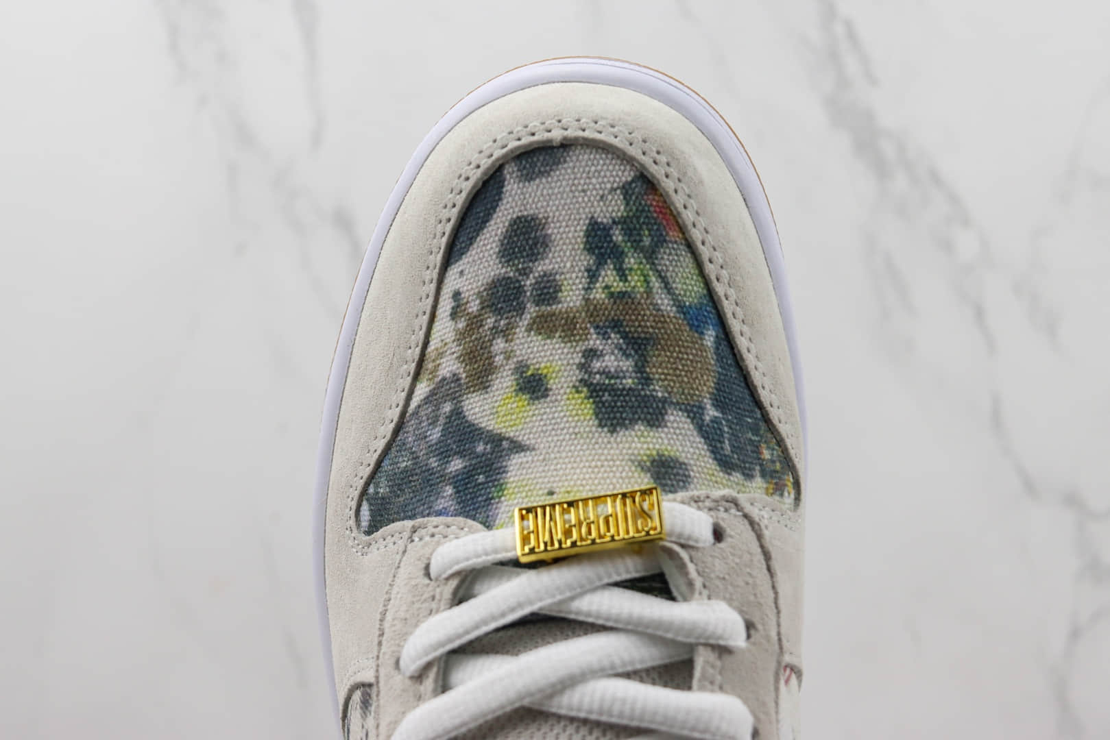 耐克Supreme x Nike Dunk SB High “Rammellzee”纯原版本高帮SB Dunk联名Supreme涂鸦印花休闲板鞋 莆田耐克工厂 货号:FD8779-100