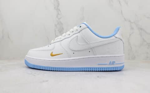 耐克Nike Air Force 1 Low纯原版本空军一号低帮AF1白蓝色40周年纪念板鞋 莆田天花板AF1 货号：DD1225-003