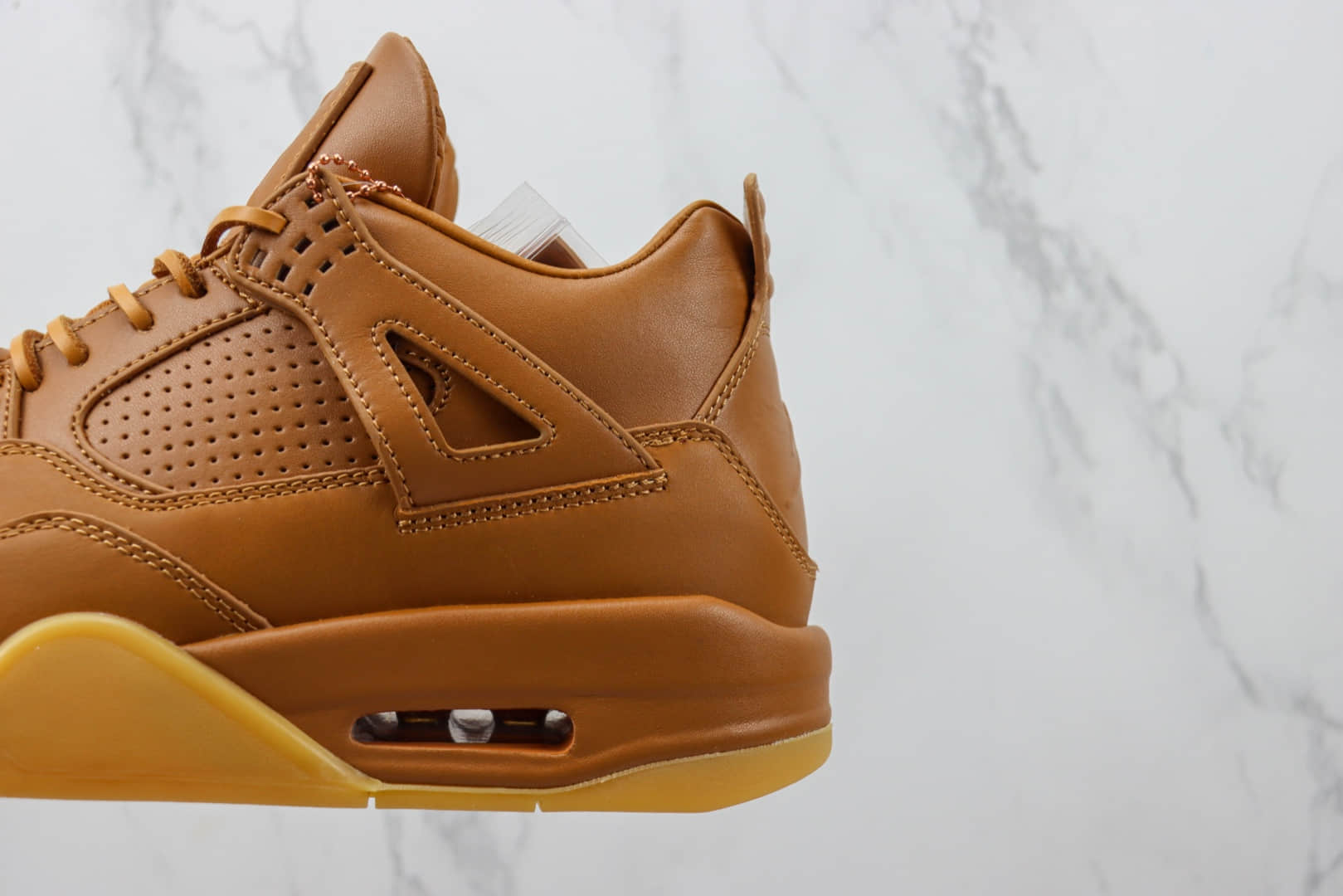 乔丹Air Jordan 4 Premium “Ginger”纯原版本AJ4姜黄色爱马仕小麦黄篮球鞋 莆田AJ货源 货号：819139-205